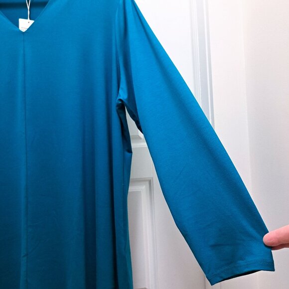 Eileen Fisher Jewel V-Neck Tunic Size 2X - Picture 3 of 10